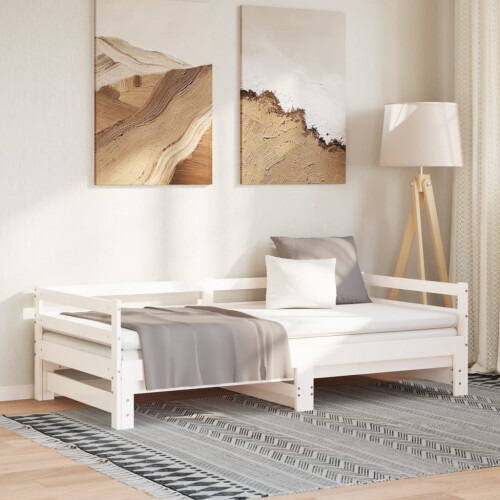 Berkfield Pull-out Day Bed without Mattress White 80x200 cm