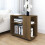 Berkfield Side Table Brown Oak 70x35x55 cm Engineered Wood 1