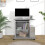 Berkfield Computer Desk Grey Sonoma 80x50x75 cm Engineered Wood 1