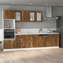 Berkfield Bottom Cabinet Lyon Smoked Oak 60x46x81.5 cm Engineered Wood