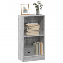 Berkfield Bookcase Grey Sonoma 40x24x76 cm Engineered Wood