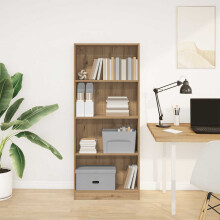 Berkfield Bookcase Artisian Oak 60x24x143 cm Engineered Wood