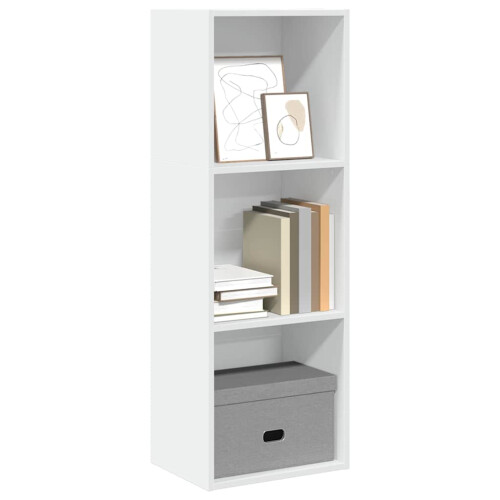 Berkfield Bookcase White 40x30x114 cm Engineered Wood