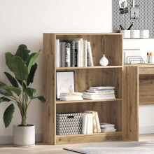 Berkfield Bookcase Artisian Oak 80x24x109 cm Engineered Wood
