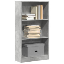 Berkfield Bookcase Concrete Grey 60x24x109 cm Engineered Wood