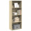 Berkfield Bookcase Sonoma Oak 60x30x152 cm Engineered Wood 1