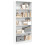 Berkfield Bookcase White 80x24x176 cm Engineered Wood 1