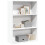 Berkfield Bookcase White 80x30x114 cm Engineered Wood 1