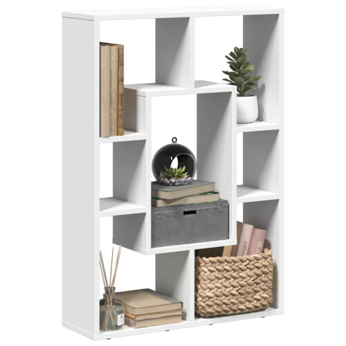 Berkfield Bookcase White 63x20x90 cm Engineered Wood