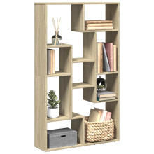 Berkfield Bookcase Sonoma Oak 72x20x120.5 cm Engineered Wood