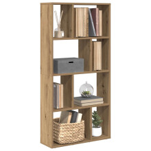 Berkfield Bookcase Artisian Oak 60x20x120.5 cm Engineered Wood