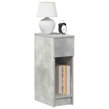 Berkfield Bedside Cabinets with Drawer 2 pcs Concrete Grey 20x36x60 cm
