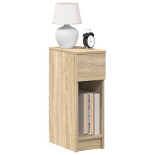 Berkfield Bedside Cabinet with Drawer Sonoma Oak 20x36x60 cm
