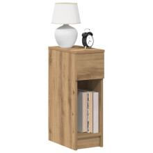 Berkfield Bedside Cabinets with Drawer 2 pcs Artisan Oak 20x36x60 cm