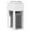 Berkfield Computer Tower Stand with Drawer White 30x44x74 cm 1