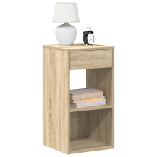 Berkfield Bedside Cabinets with Drawer 2 pcs Sonoma Oak 35x34x66.5 cm