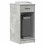 Berkfield Computer Tower Stand with Drawer Concrete Grey 35x45x77 cm 1