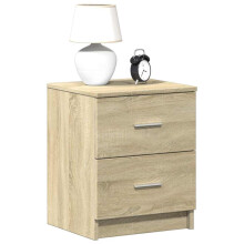 Berkfield Bedside Cabinets 2 pcs with 2 Drawers Sonoma Oak 40x36x50 cm