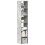 Berkfield Bookcases 2 pcs Stackable Concrete Grey 30x30x80 cm Engineered Wood 1