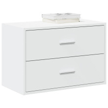Berkfield Cabinet with 2 Drawers White 60x31x40 cm Engineered Wood