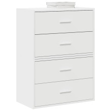 Berkfield Cabinets with 2 Drawers 2 pcs White 60x31x40 cm Engineered Wood