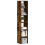 Berkfield Bookcases 2 pcs Stackable Smoked Oak 30x30x80 cm Engineered Wood 1