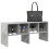 Berkfield Shoe Rack Stackable Concrete Grey 89.5x30x40 cm 1
