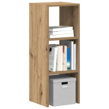 Berkfield Bookcase Stackable Artisan Oak 30x30x80 cm Engineered Wood