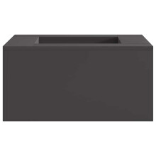 Berkfield Fire Pit Black 60 x 60 x 30 cm Steel