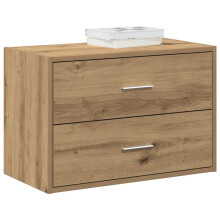 Berkfield Cabinet with 2 Drawers Artisan Oak 60x31x40 cm Engineered Wood