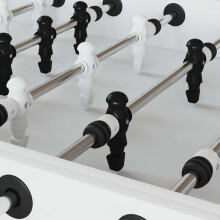 Berkfield Foosball Table Players 24 pcs Black and White HIPS
