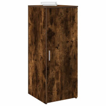 Berkfield Storage Cabinet Smoked Oak 40x45x103.5 cm Engineered Wood