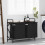 Berkfield Laundry Basket 2 Compartments with Shelf Brown Oak 1