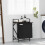 Berkfield Laundry Basket 1 Compartment with Shelf Brown Oak 1