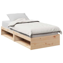 Berkfield Day Bed without Mattress 75x190 cm Solid Wood Pine