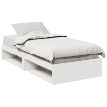 Berkfield Day Bed without Mattress White 90x200 cm Solid Wood Pine