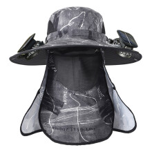 Breathable Solar Powered Hat Solar Cooling Fan Automatic-6