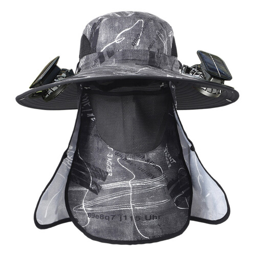 Breathable Solar Powered Hat Solar Cooling Fan Automatic-6