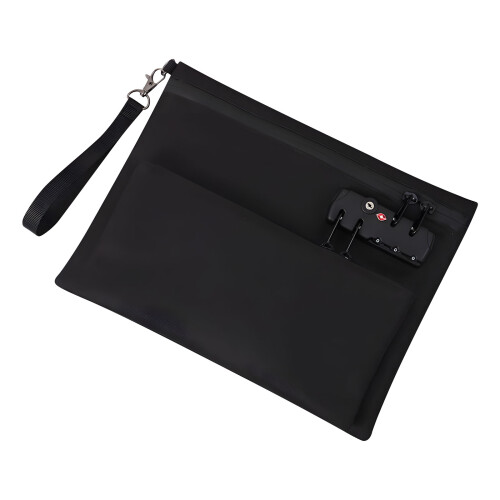 Permanent Fabric Against Tear Computer Case with Double-Black