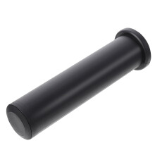 Empuñadura antideslizante de plástico para barra de pesas, ideal para gimnasio (negra)