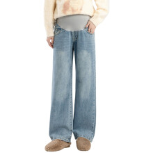 Fashionable Breathable Trousers with Supportive-vintage blue M