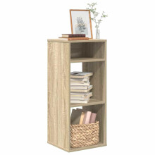 Berkfield Book Cabinet Sonoma Oak 34x31x80 cm Engineered Wood