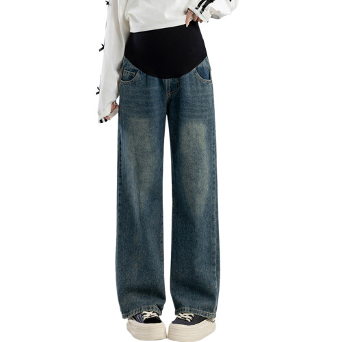 Maternity Jeans Multiple Color And Size-Cement gray M