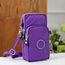 Funda impermeable para teléfono móvil, bandolera de colores variados con correa desmontable, compatible con iPhone XS Max, XR8Plus y Galaxy S10S10+.