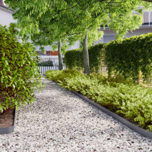 Berkfield Lawn Edgings 50 pcs Anthracite 10x103 cm Cold-rolled Steel