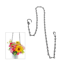 8 st. 35-tums hängande kedjor, 8-formade järnkedjor för blomkrukor