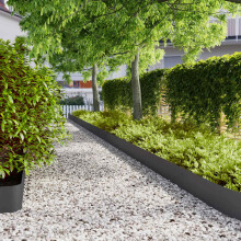 Berkfield Lawn Edgings 30 pcs Black 20x103 cm Cold-rolled Steel