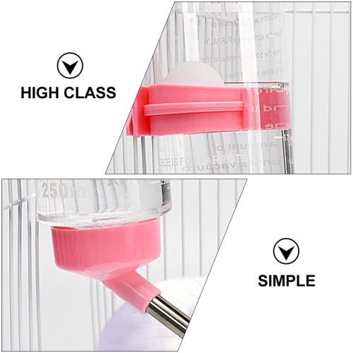Guangmc2pcs Kaninbur Vandflaskefoder Hængende Dispenser til & 1
