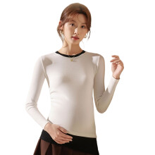 Stretch Maternity T Shirt for Pregnancy Postpartum Use-White L