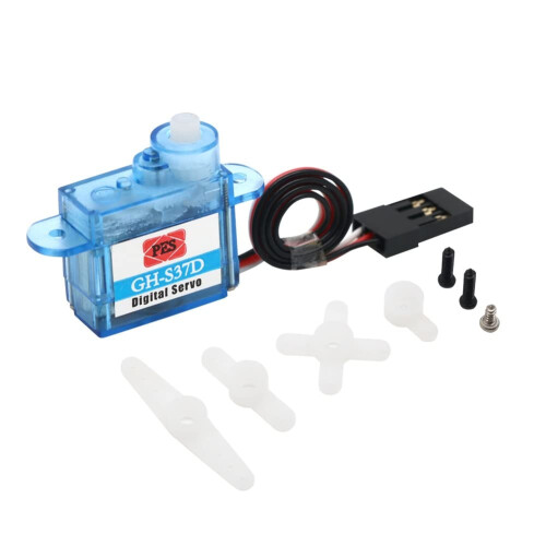 5pcs GHS43D 4.3g Micro Analog Servo for RC Airplane Helicopter Drone, Smooth Coreless Motor, Wide Voltage Range 1